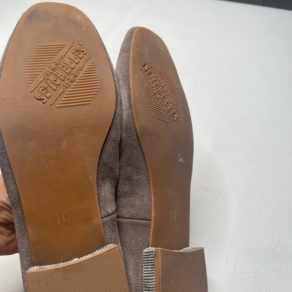 Seychelles womens flats shoes size 10 leather upper tan color - Picture 4 of 5